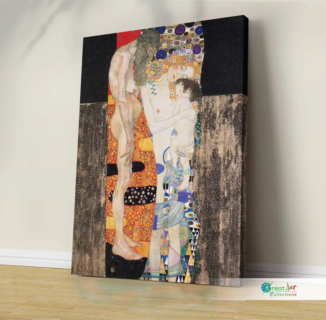 Three Ages of Woman Gustav Klimt famous painting