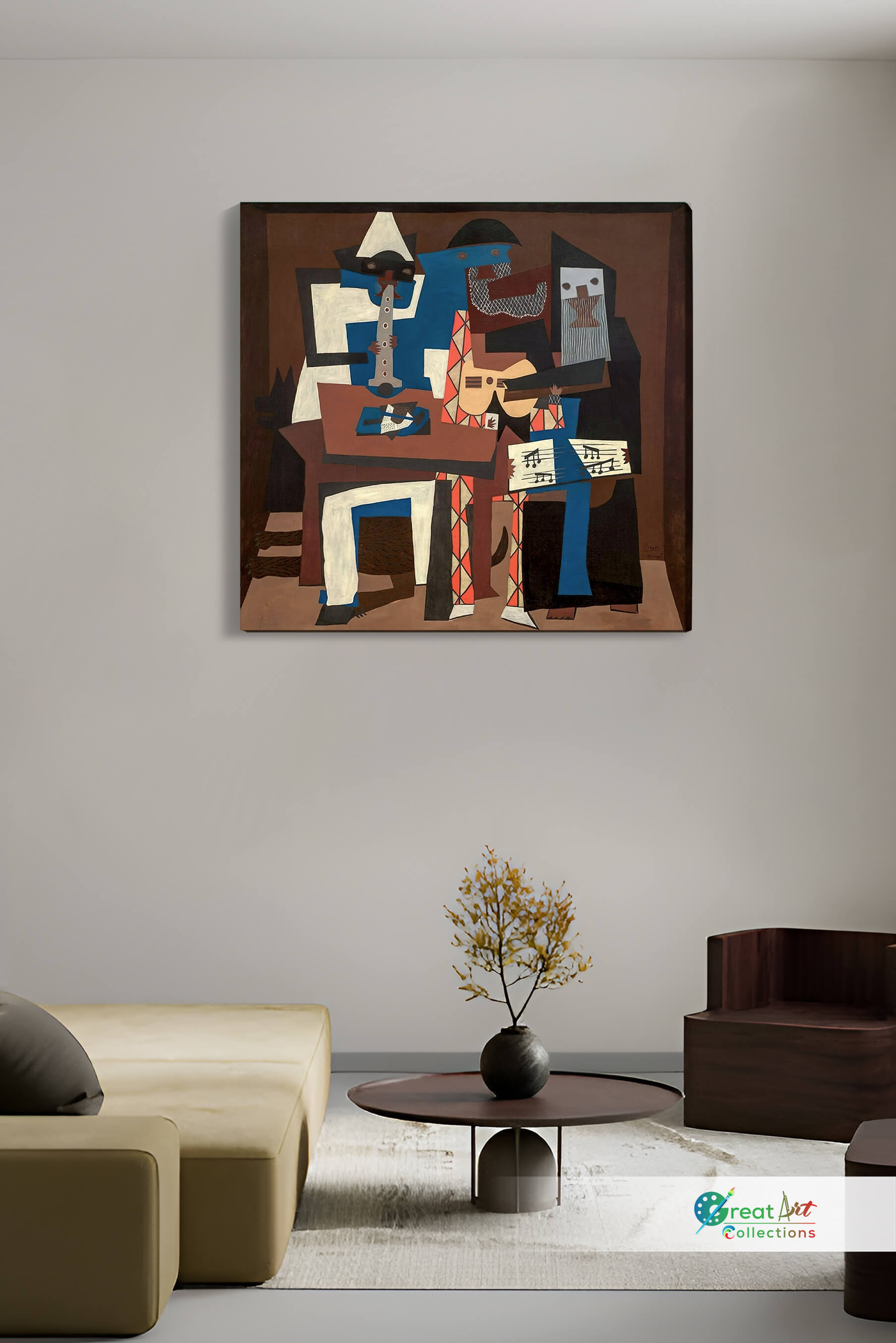 Three Musicians canvas Print