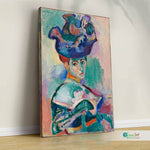 Woman with a Hat canvas print