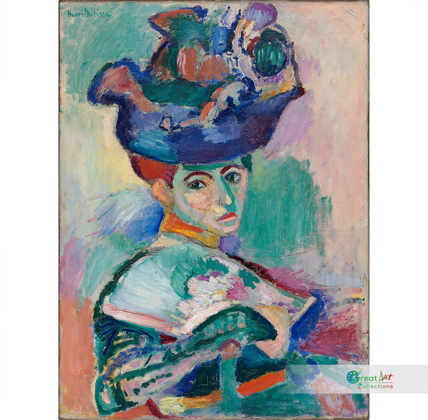 Woman with a Hat famous art