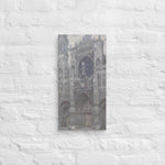 The Cathedral in Rouen. The portal, Grey Weather Art By Claude Monet