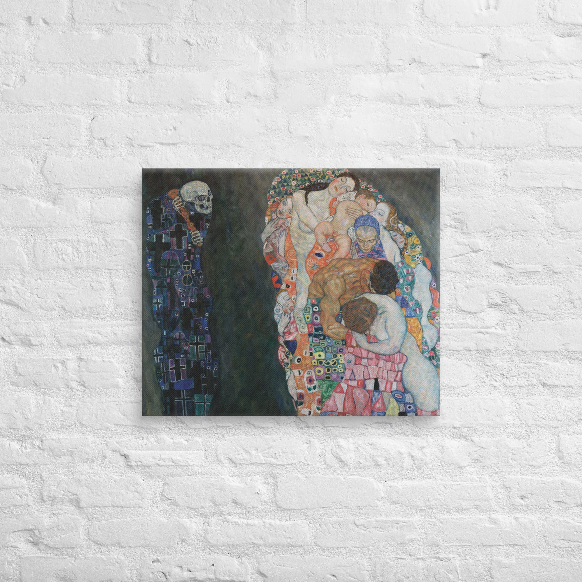 Death and Life by Gustav Klimt Canvas Print