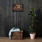 Still Life with Fruit by Caravaggio Framed Canvas Print