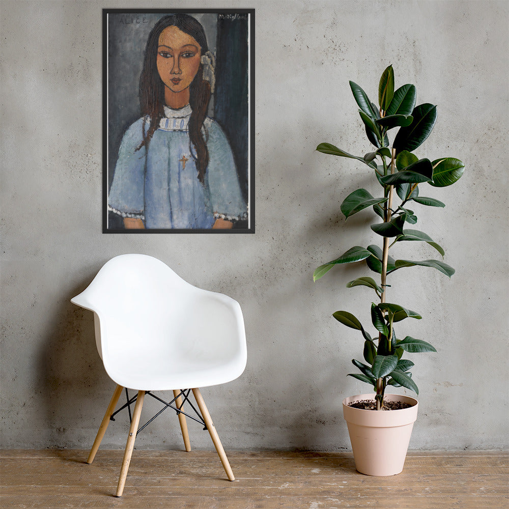 Alice by Amedeo Modigliani Framed Photo Paper Poster Print