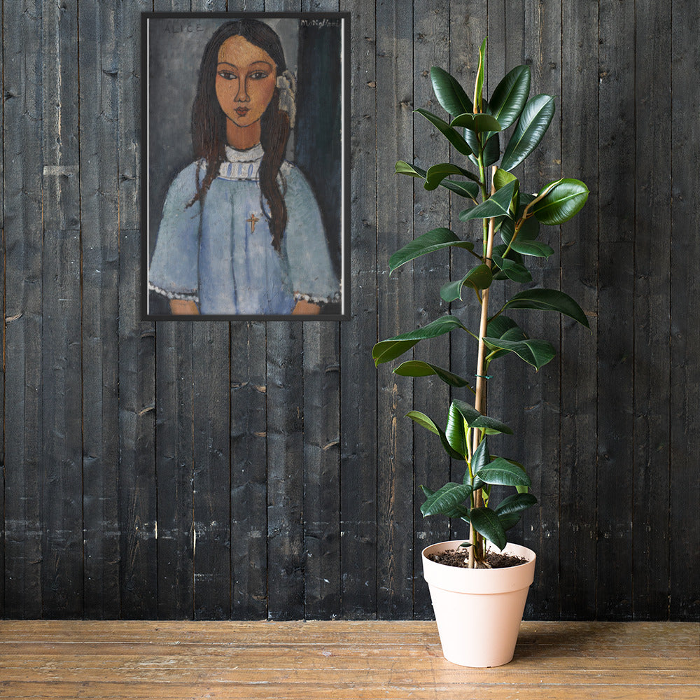 Alice by Amedeo Modigliani Framed Photo Paper Poster Print