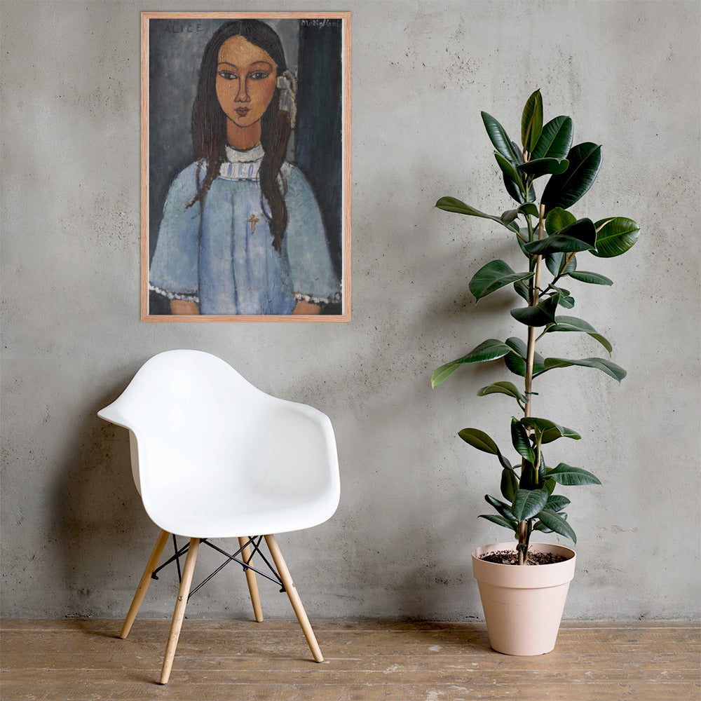 Alice by Amedeo Modigliani Framed Photo Paper Poster Print