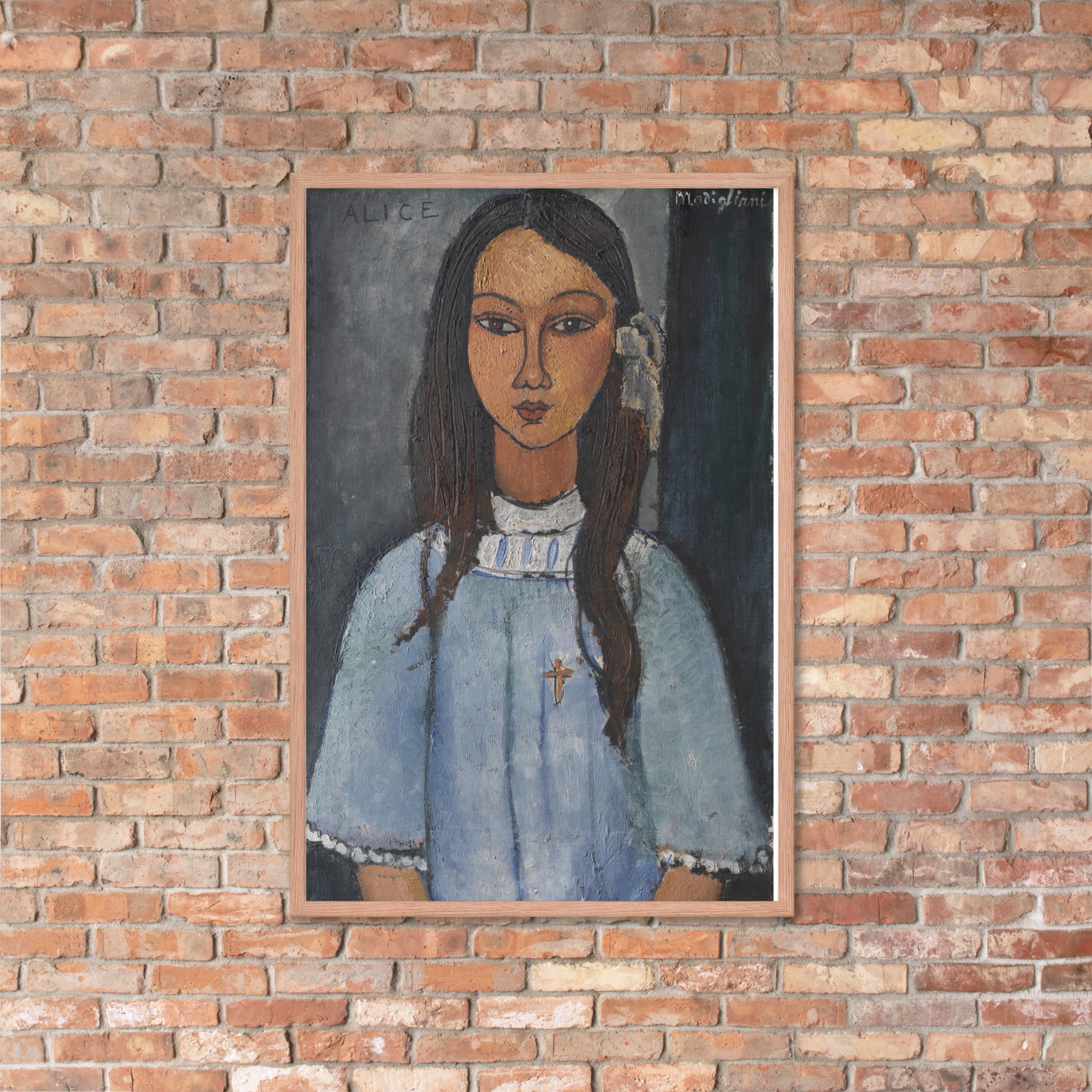 Alice by Amedeo Modigliani Framed Photo Paper Poster Print
