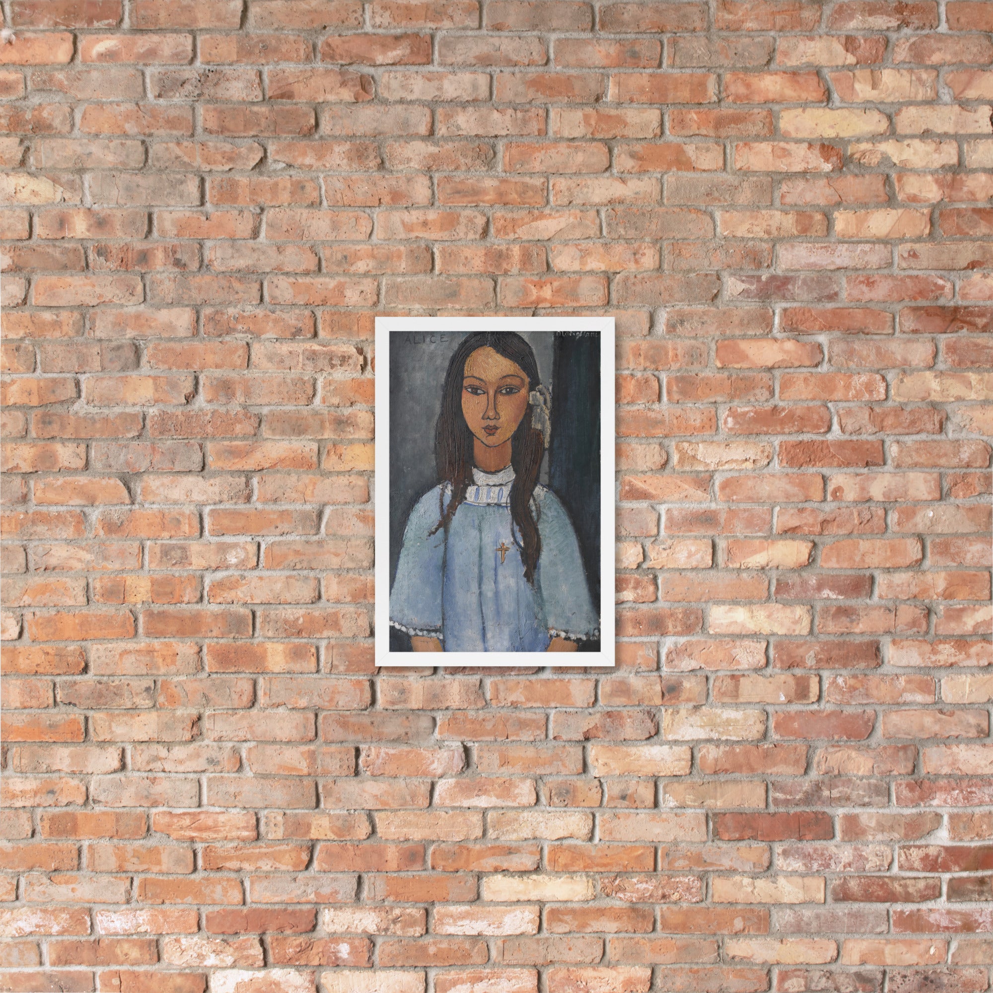 Alice by Amedeo Modigliani Framed Photo Paper Poster Print