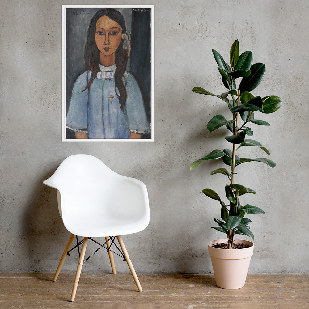 Alice by Amedeo Modigliani Framed Photo Paper Poster Print