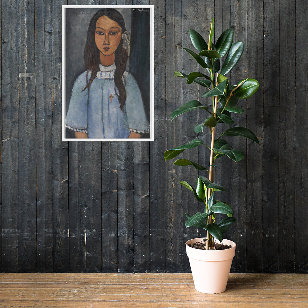 Alice by Amedeo Modigliani Framed Photo Paper Poster Print