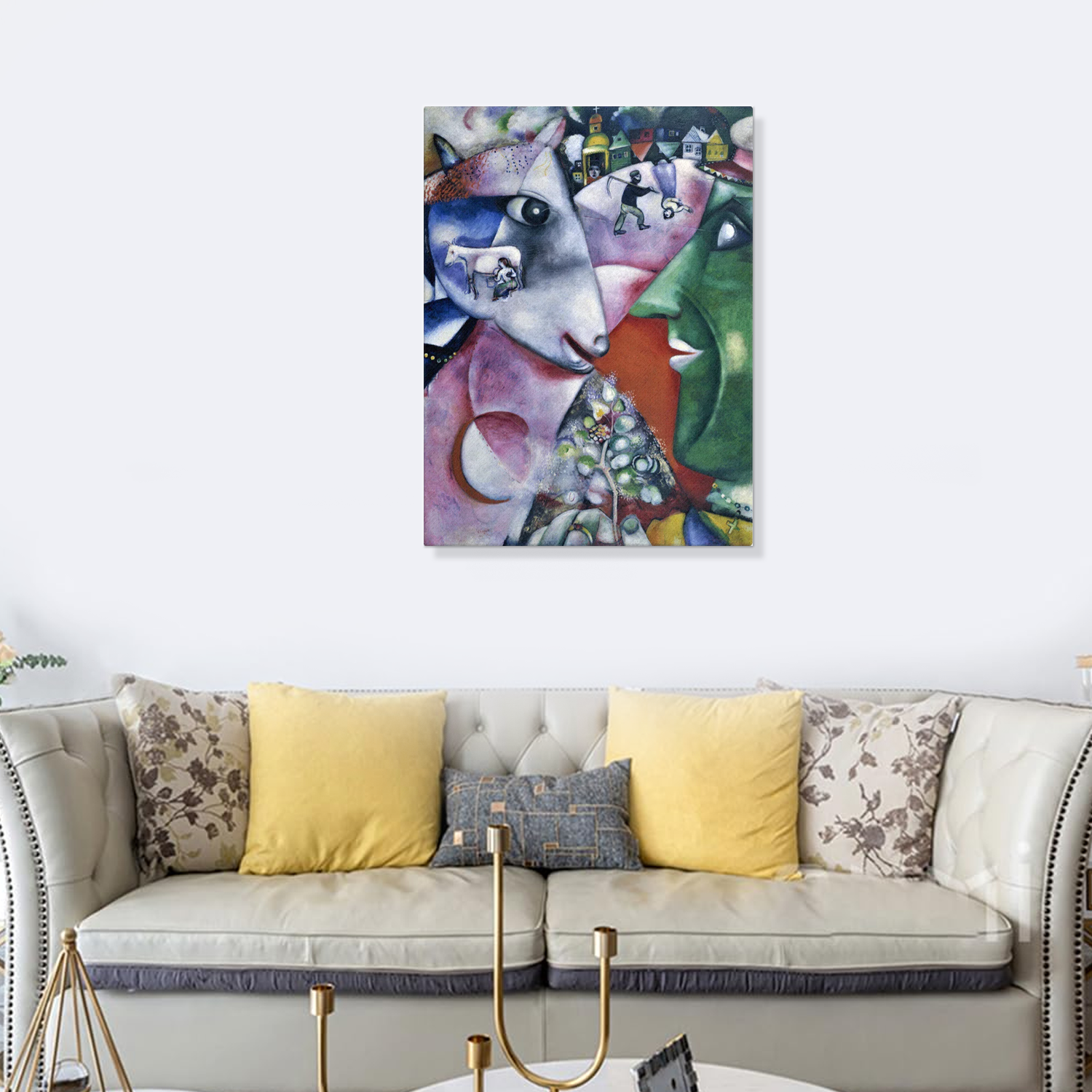 I and the Village by Marc Chagall Canvas Print - Canvas Wall Art