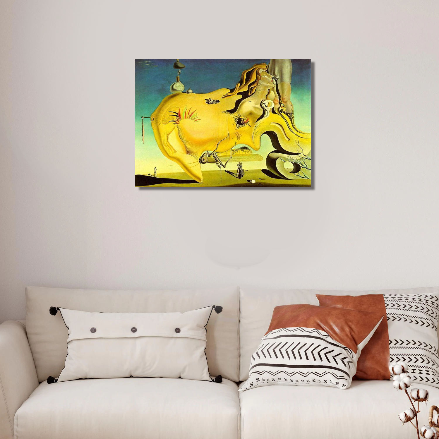 The Great Masturbator Canvas Art by Salvador Dali Gallery Wrapped Print