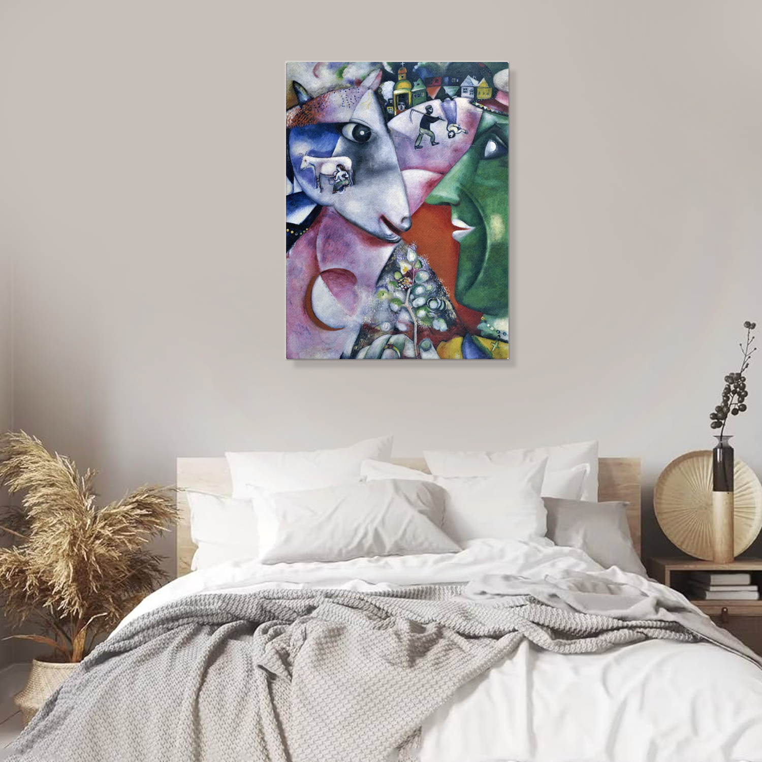 I and the Village by Marc Chagall Canvas Print - Canvas Wall Art