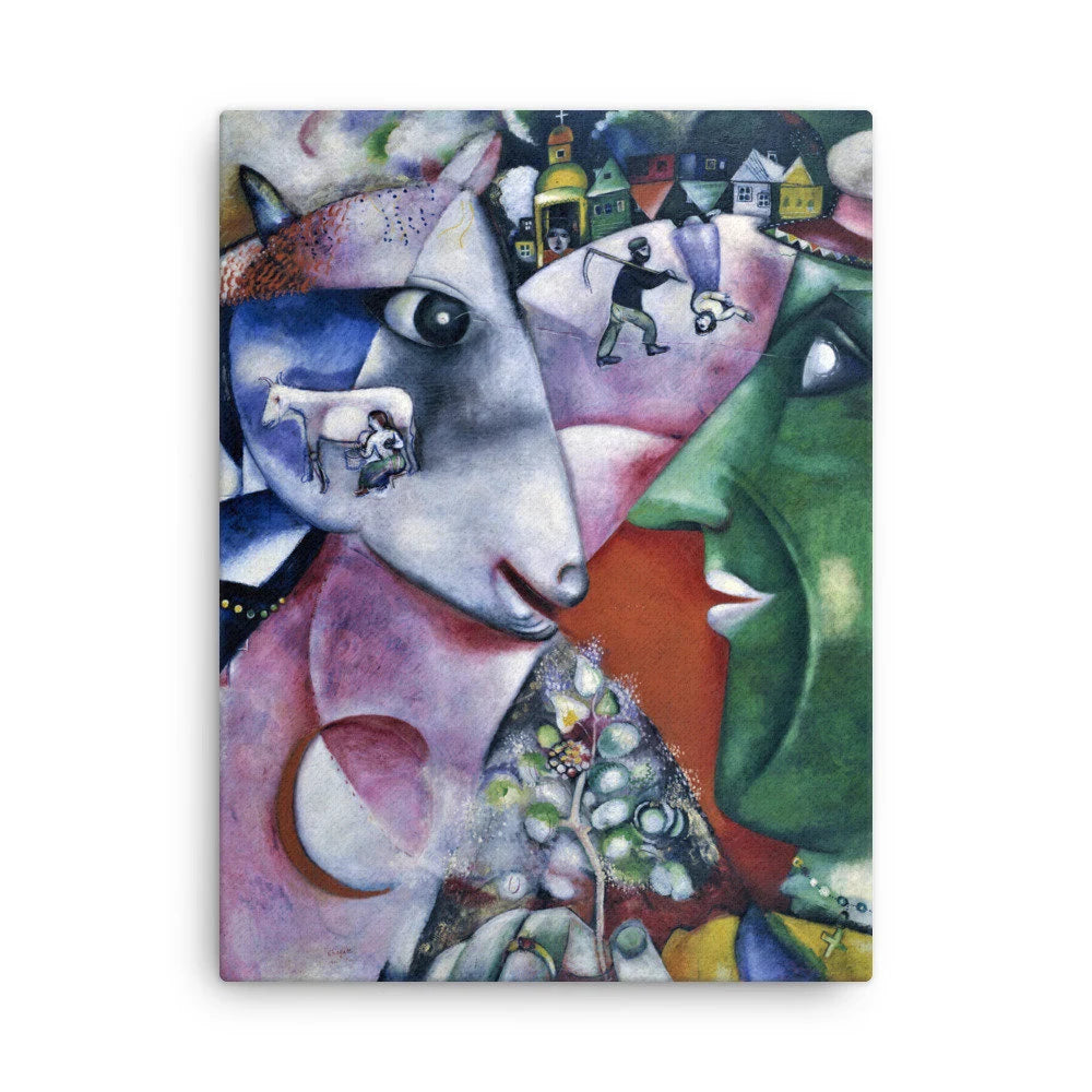 I and the Village by Marc Chagall Canvas Print - Canvas Wall Art