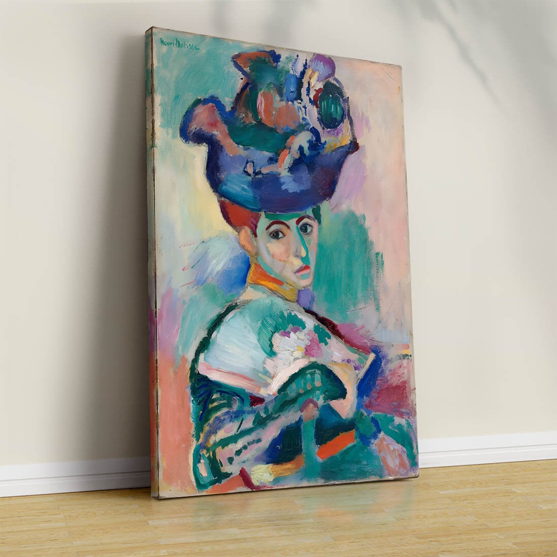 Woman with a Hat (Femme au Chapeau) 1905 by Henri Matisse