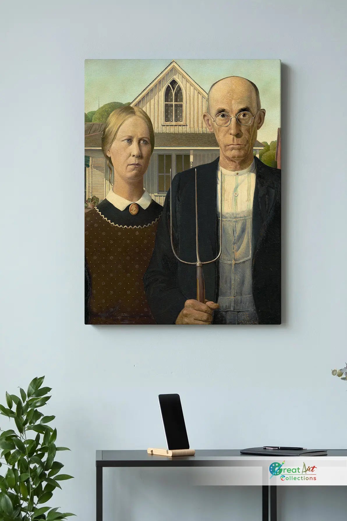 American Gothic Painting