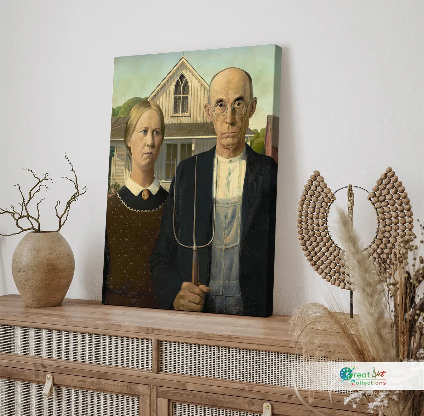 American Gothic Painting