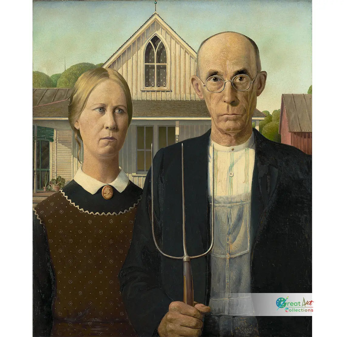 American Gothic Painting