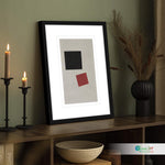 Black Square and Red Square abstract art