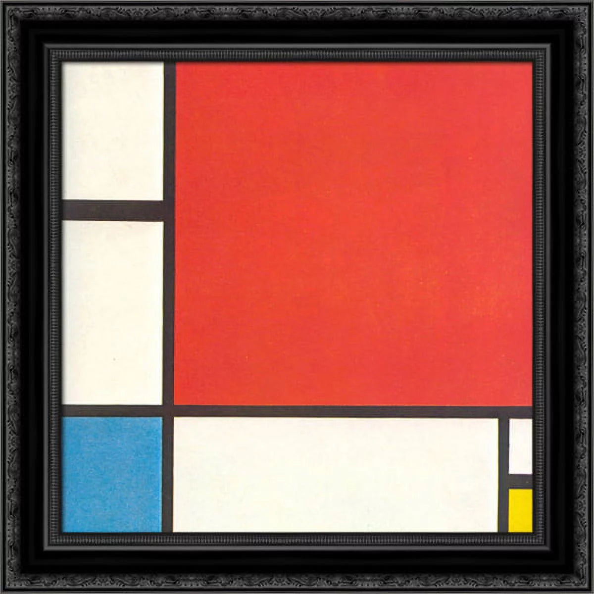 Composition with Red Blue and Yellow 