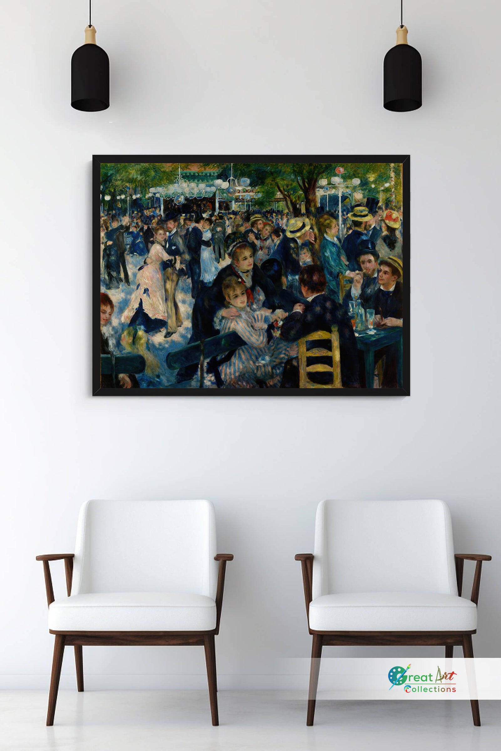 Dance at Le Moulin de la Galette art