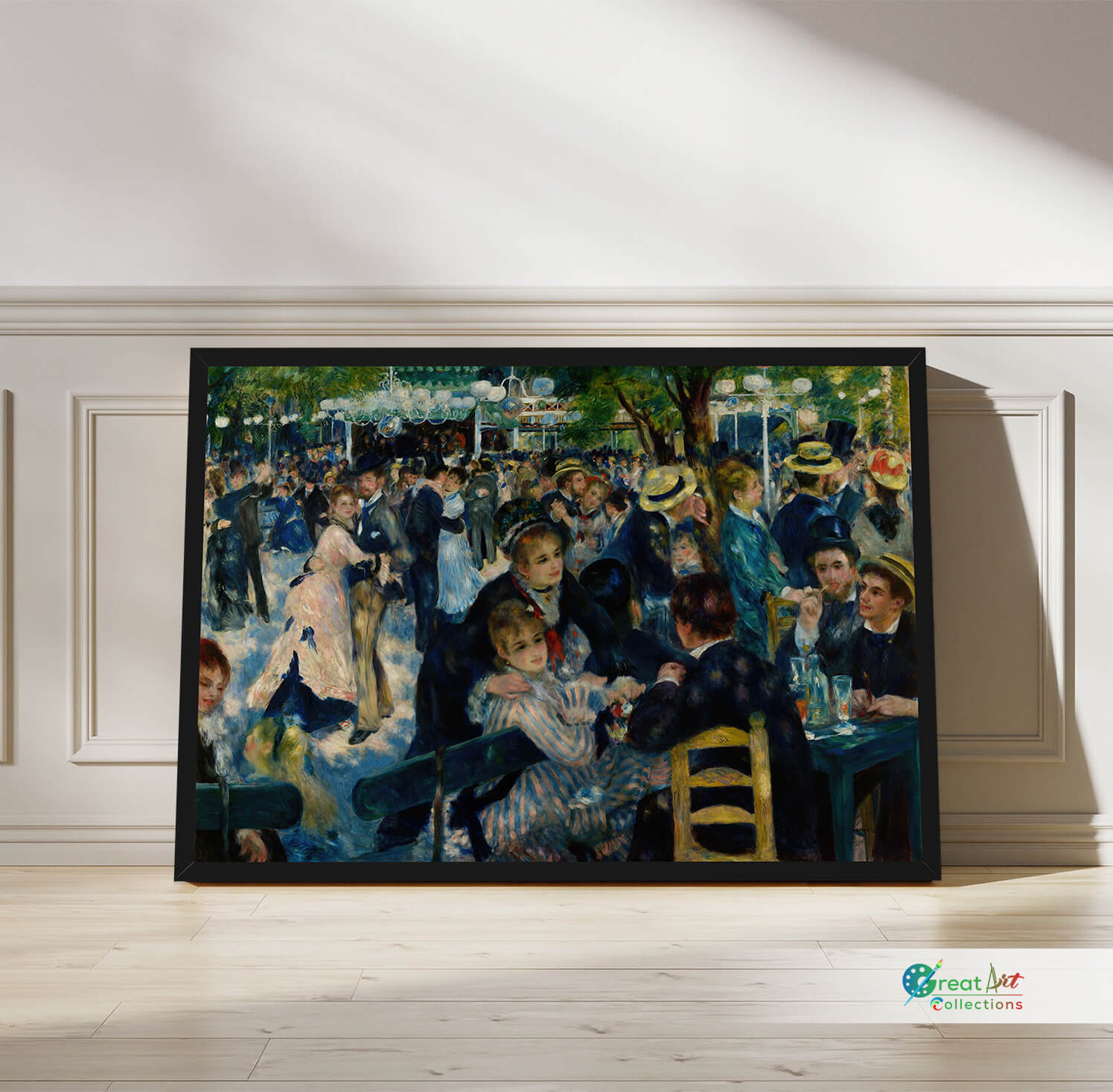 Dance at Le Moulin de la Galette painting