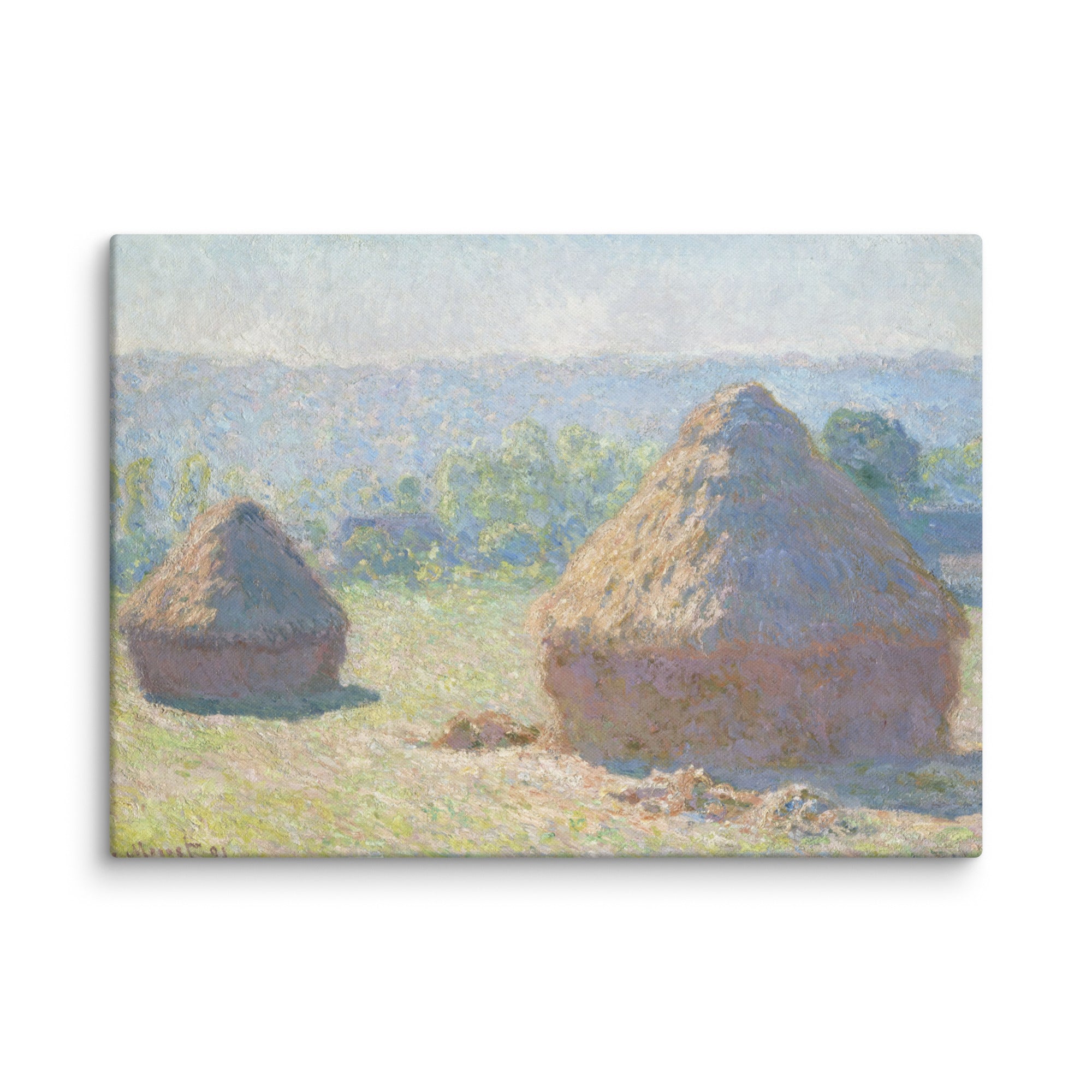 Haystacks, end of Summer Art By Claude Monet