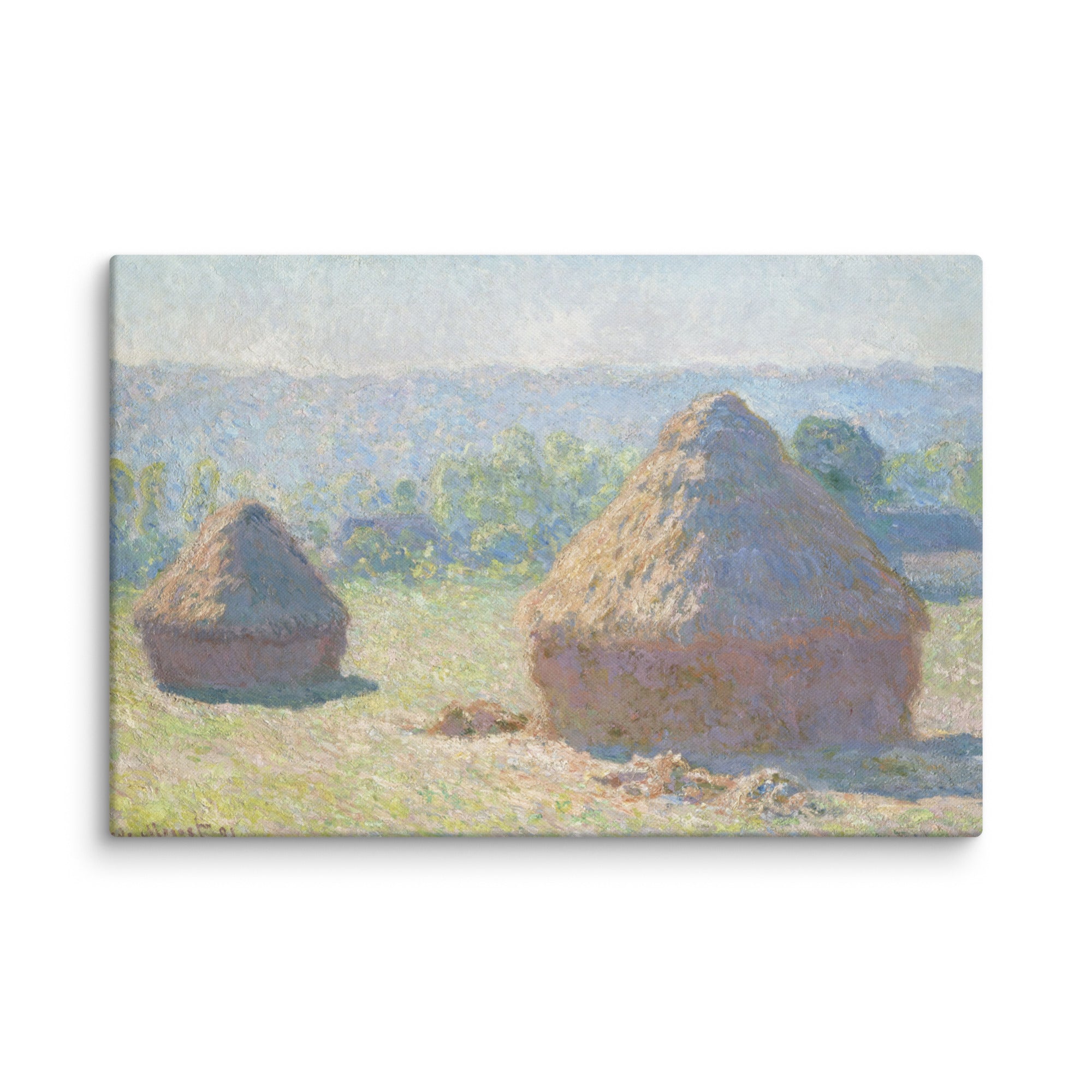 Haystacks, end of Summer Art By Claude Monet