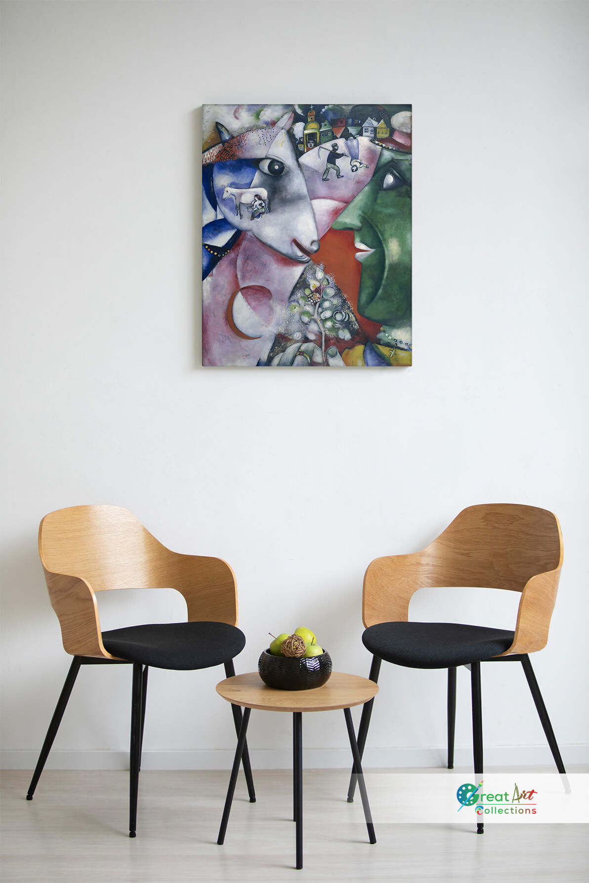 I and the Village by Chagall canvas art