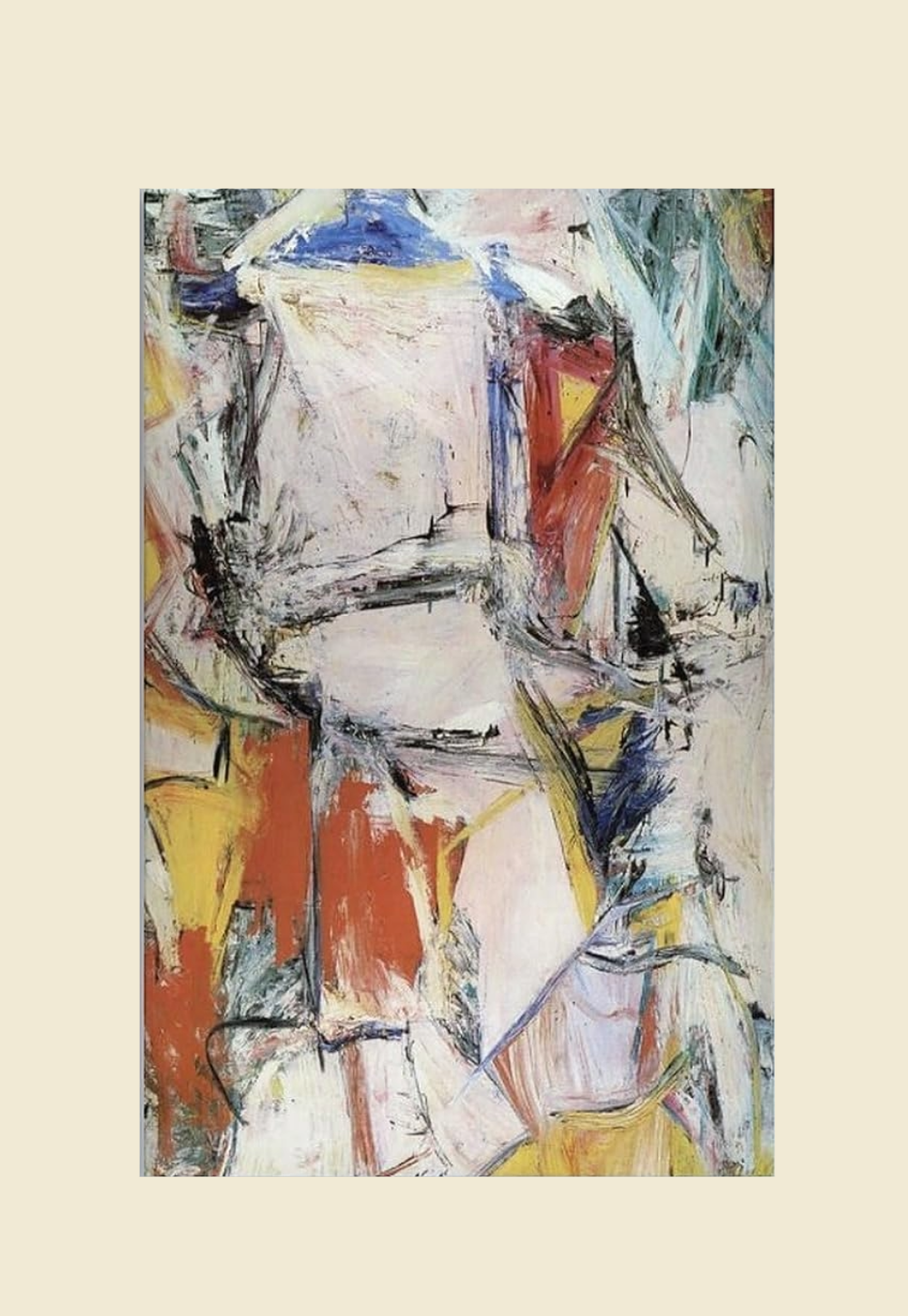 Interchange by Willem De Kooning Stretched Canvas