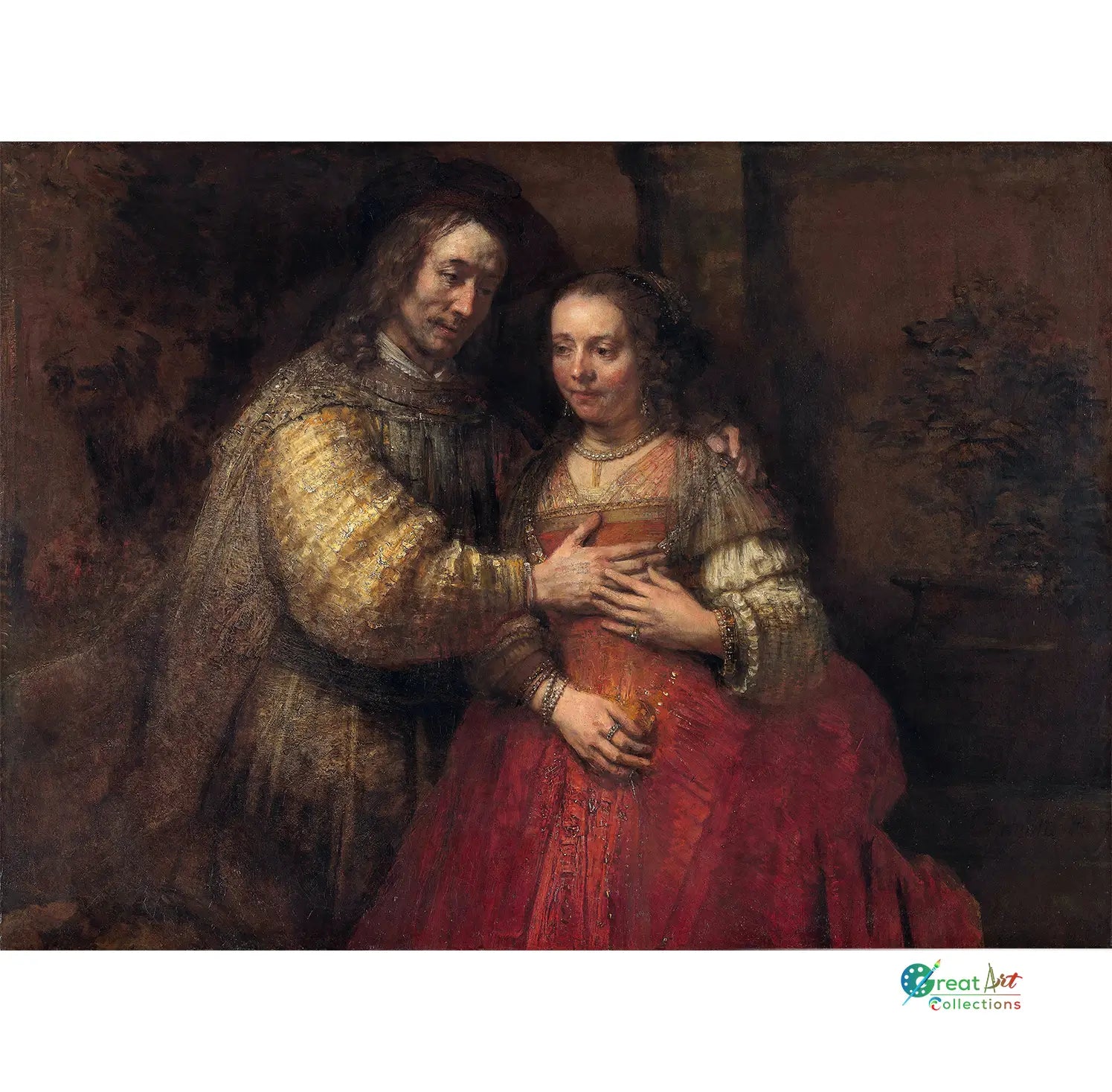 Jewish Bride by Rembrandt