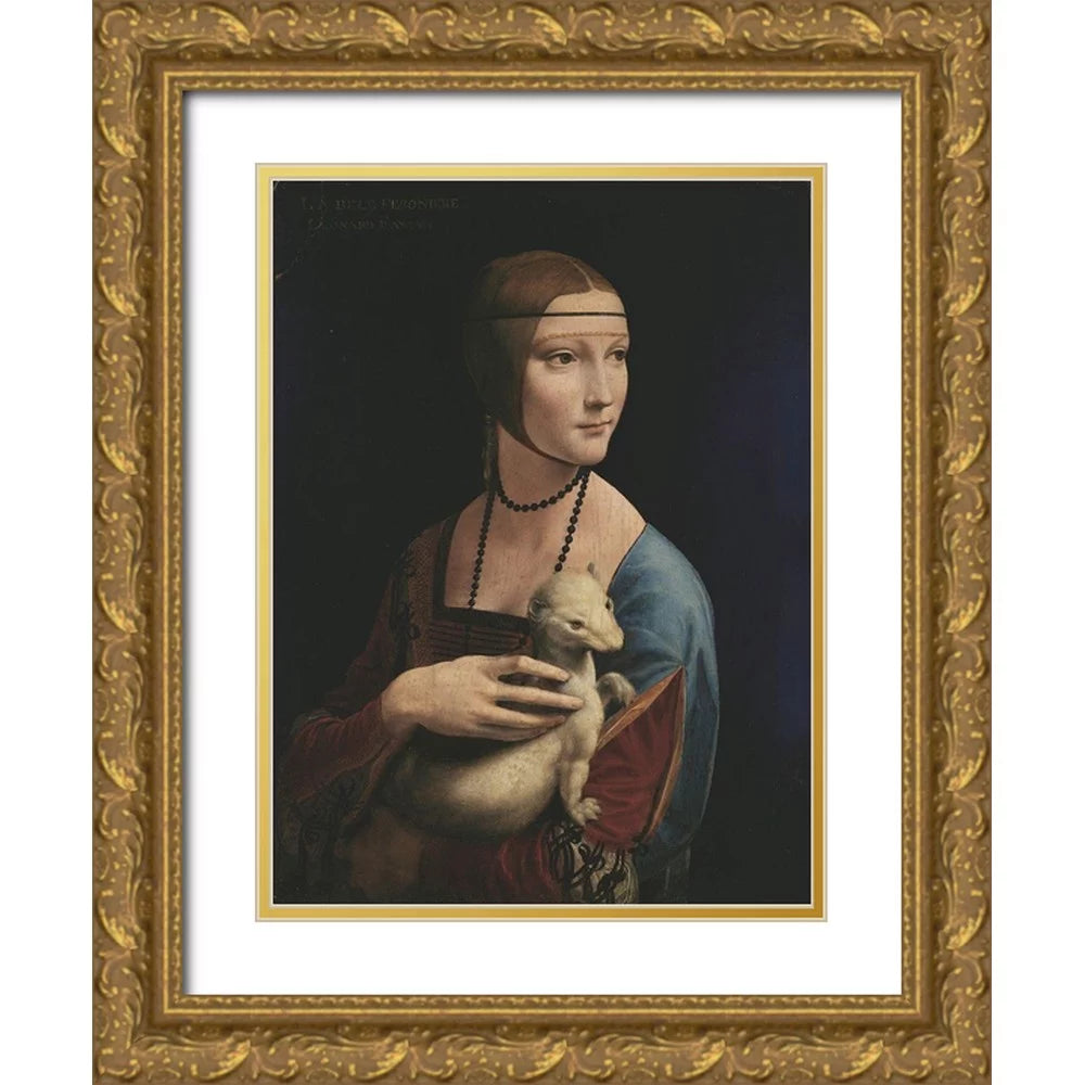 Lady with an Ermine art by Leonardo Da Vinci
