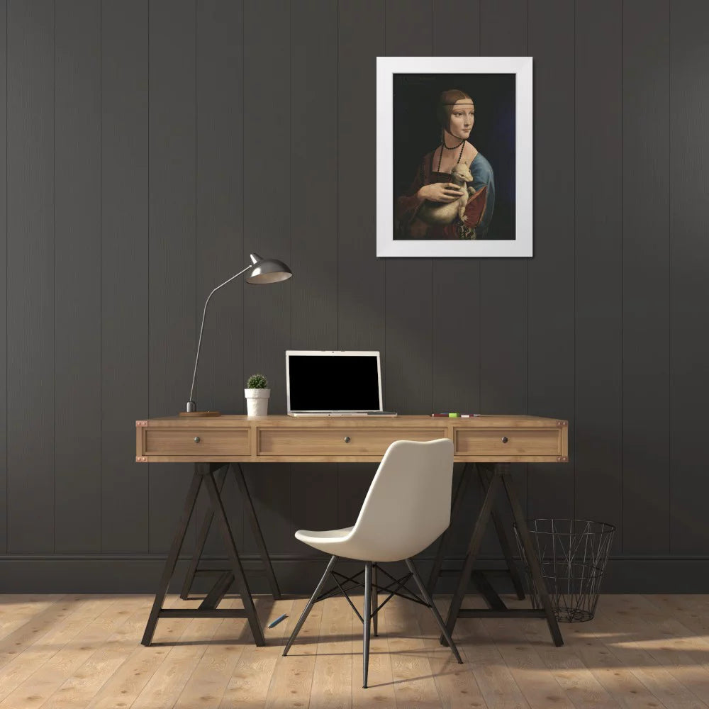 Lady with an Ermine art by Leonardo Da Vinci