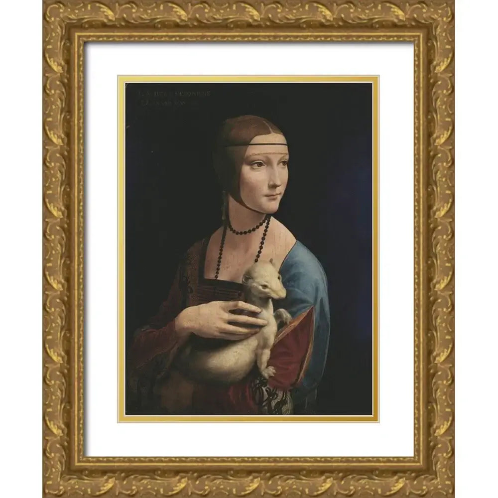 lady with an ermine painting​, Leonardo da Vinci