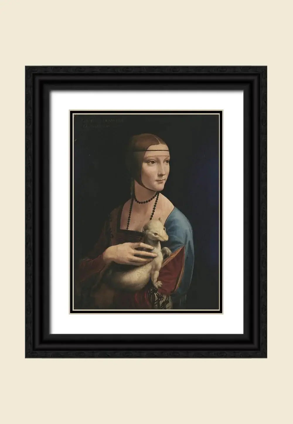 lady with an ermine painting​, Leonardo da Vinci