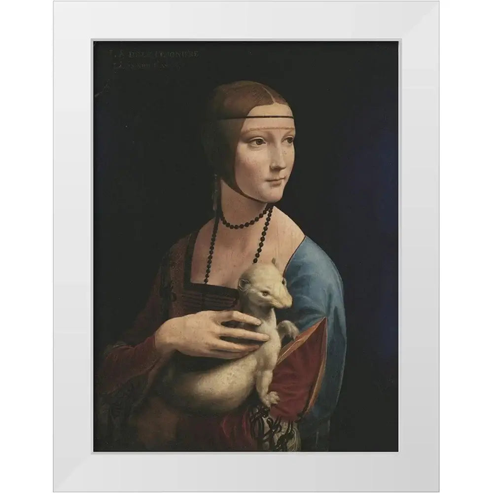 lady with an ermine painting​, Leonardo da Vinci