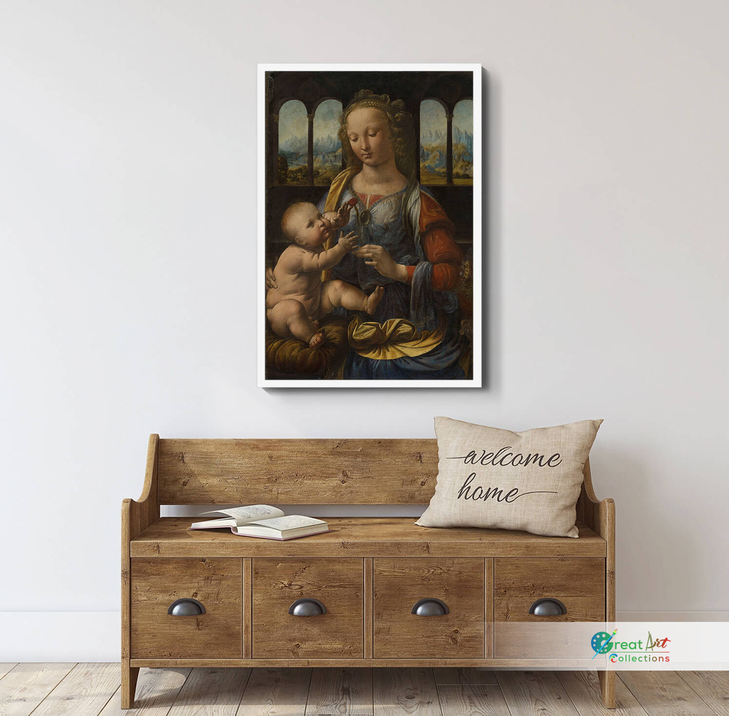 Madonna of the Carnation famous art