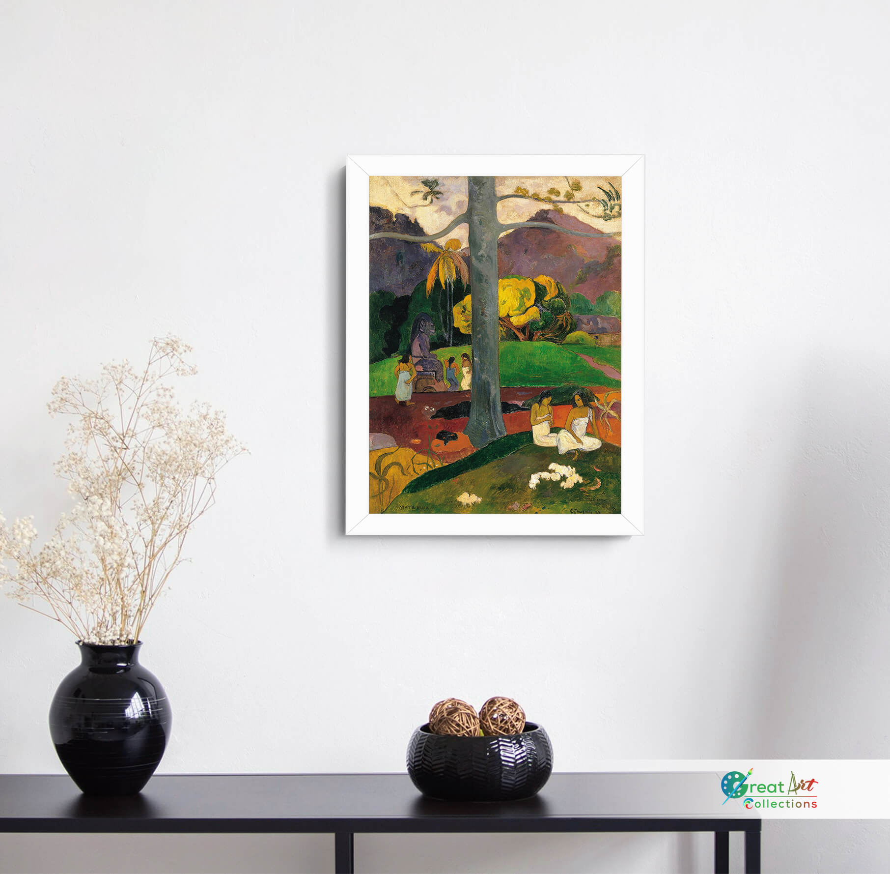 Paul Gauguin Framed Canvas