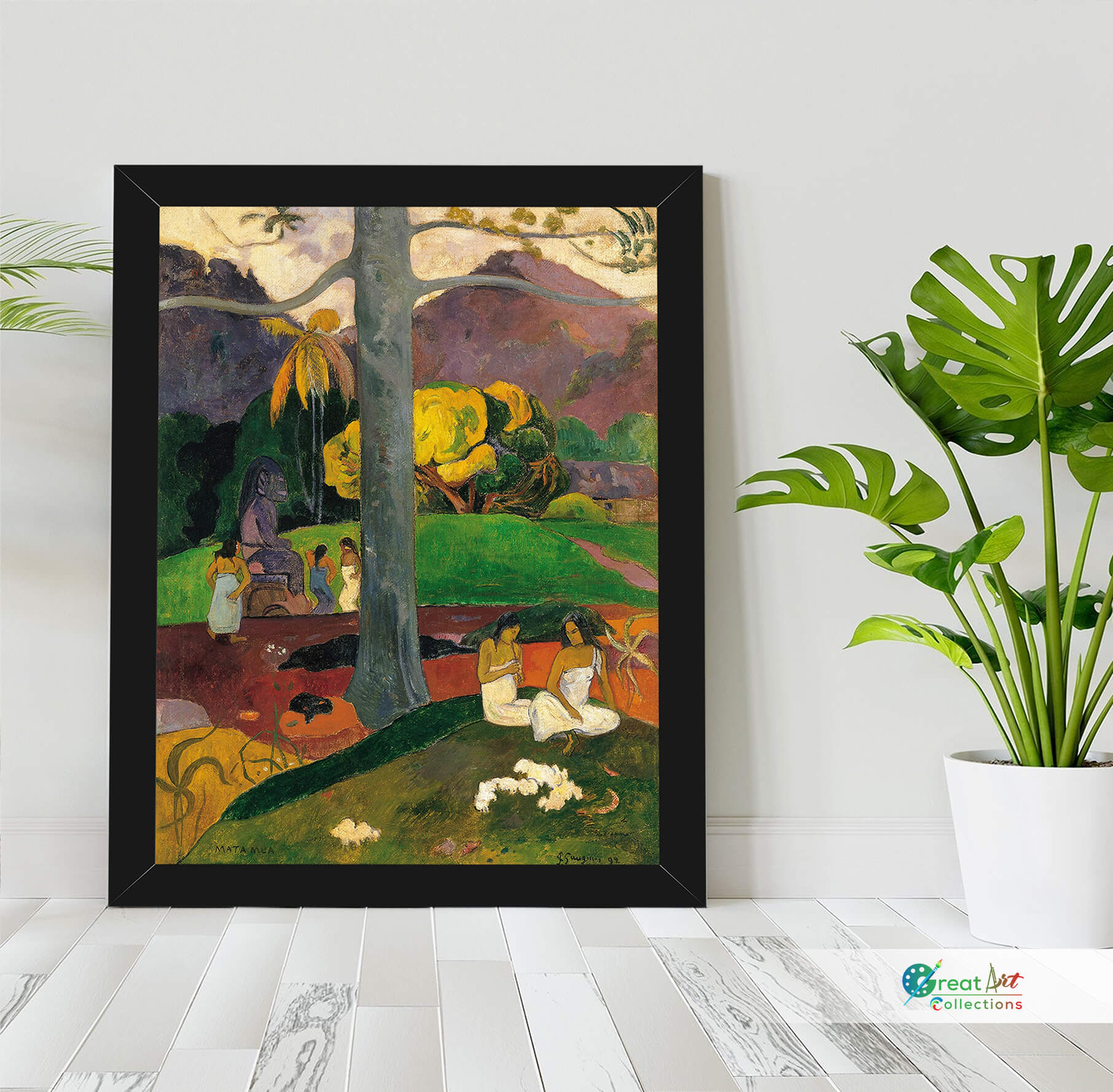 In olden times painting