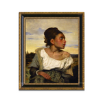 Orphan Girl At The Cemetery