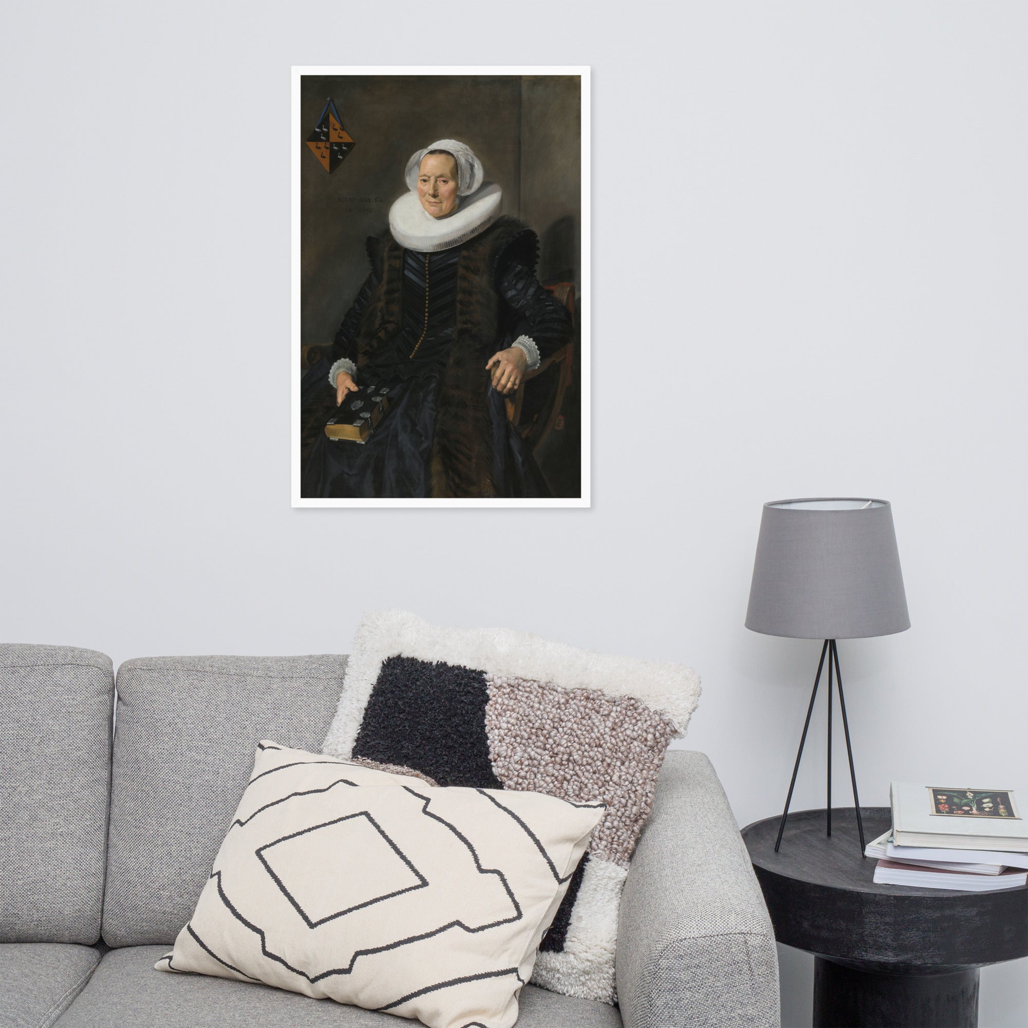 Portrait of Maritge Claesdr Vooght by Frans Hals