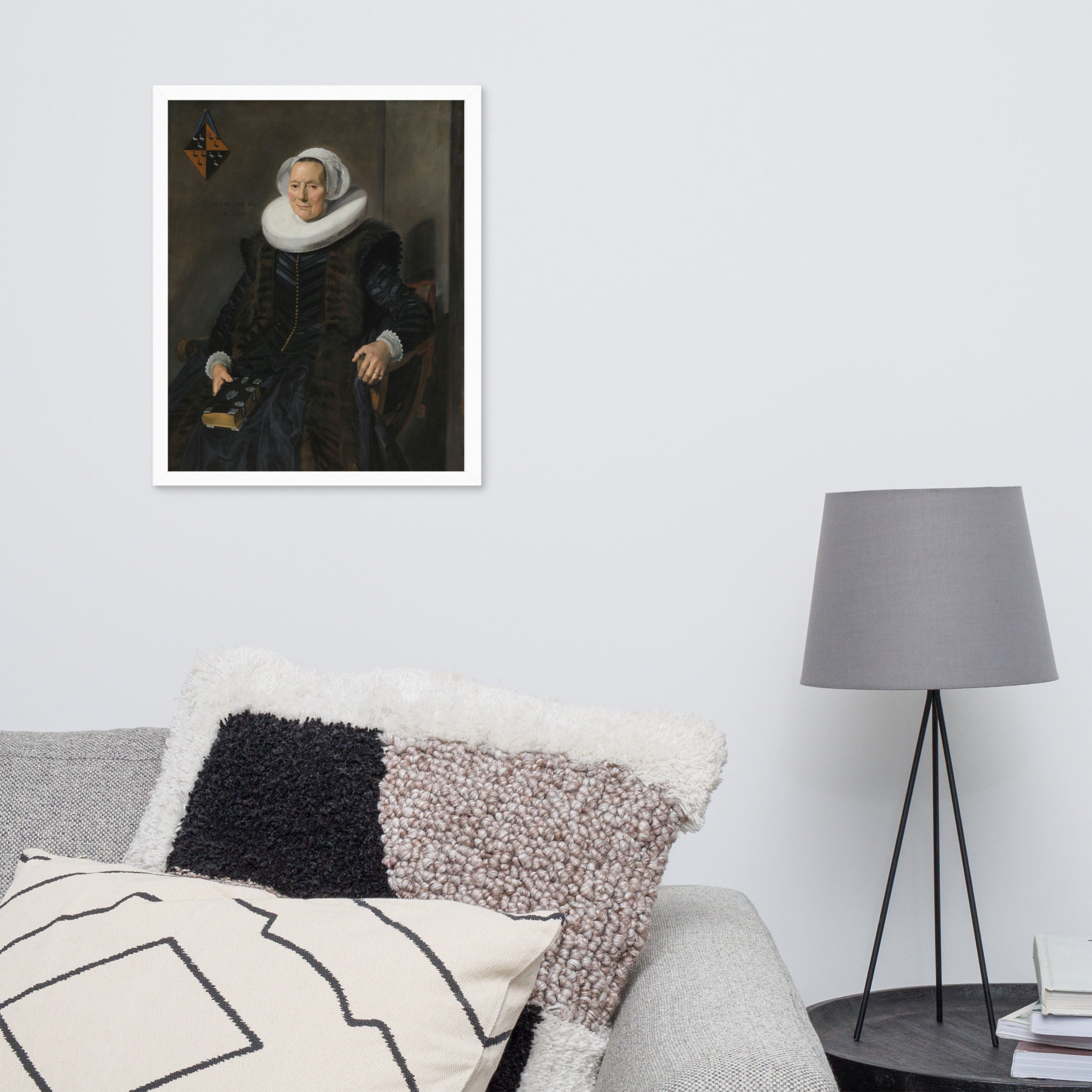 Portrait of Maritge Claesdr Vooght by Frans Hals