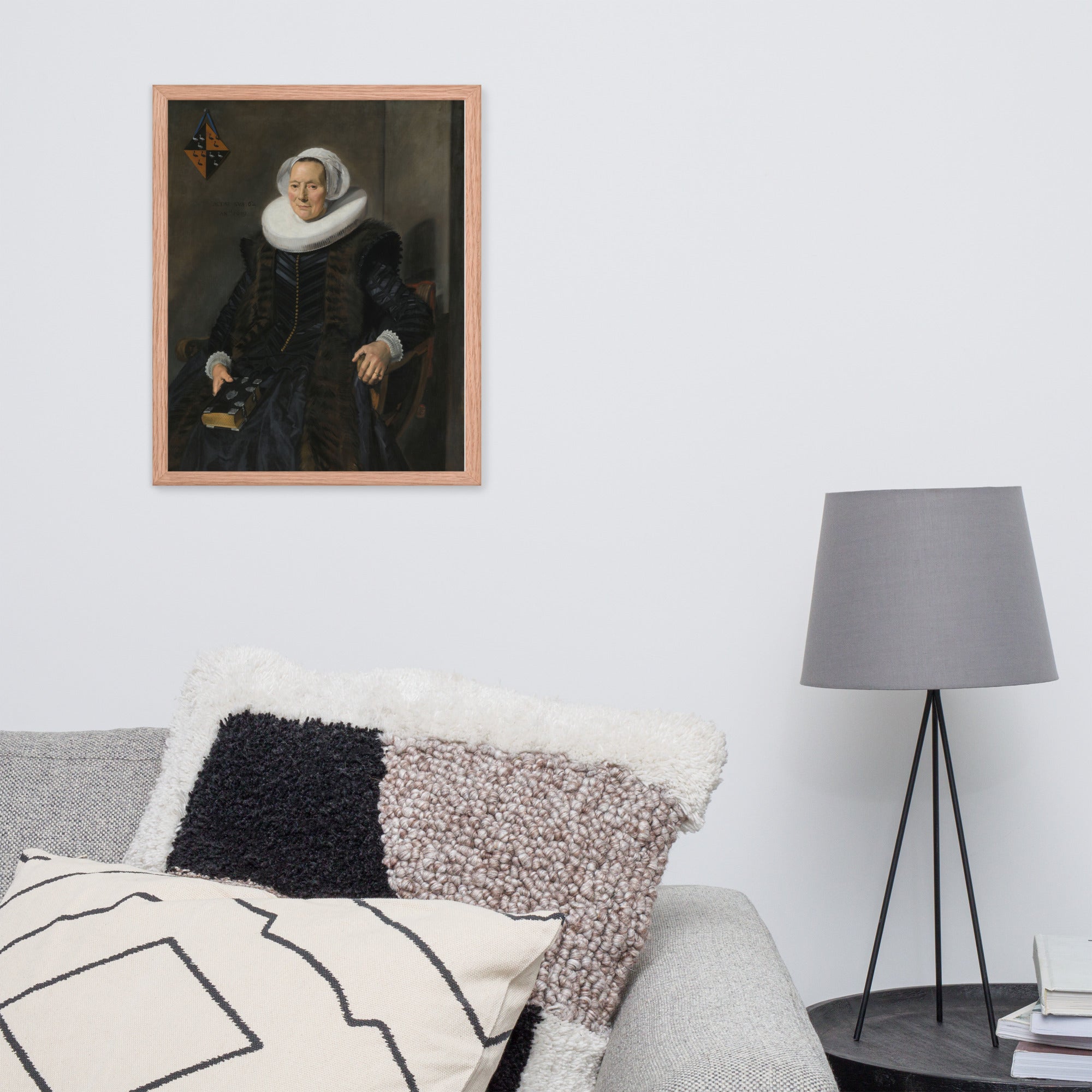Portrait of Maritge Claesdr Vooght by Frans Hals