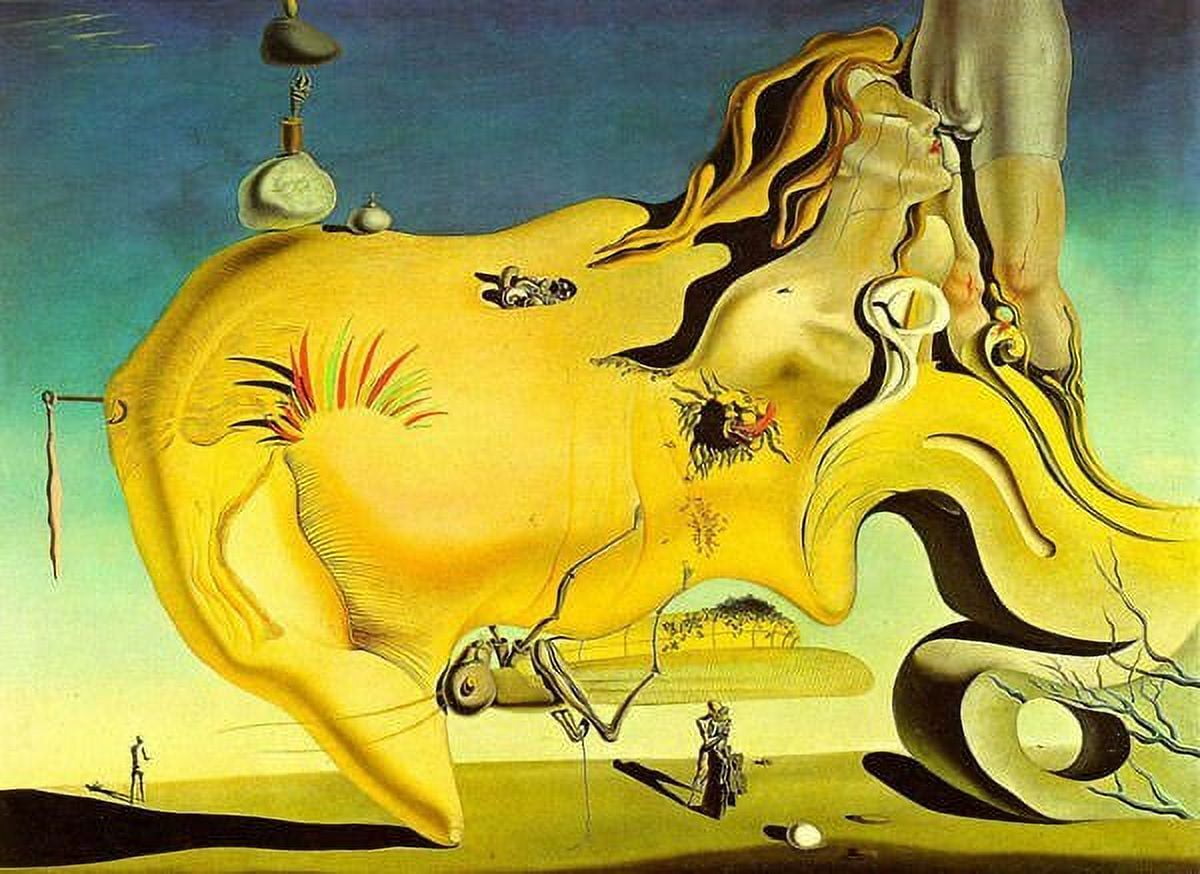 The Great Masturbator Canvas Art by Salvador Dali Gallery Wrapped