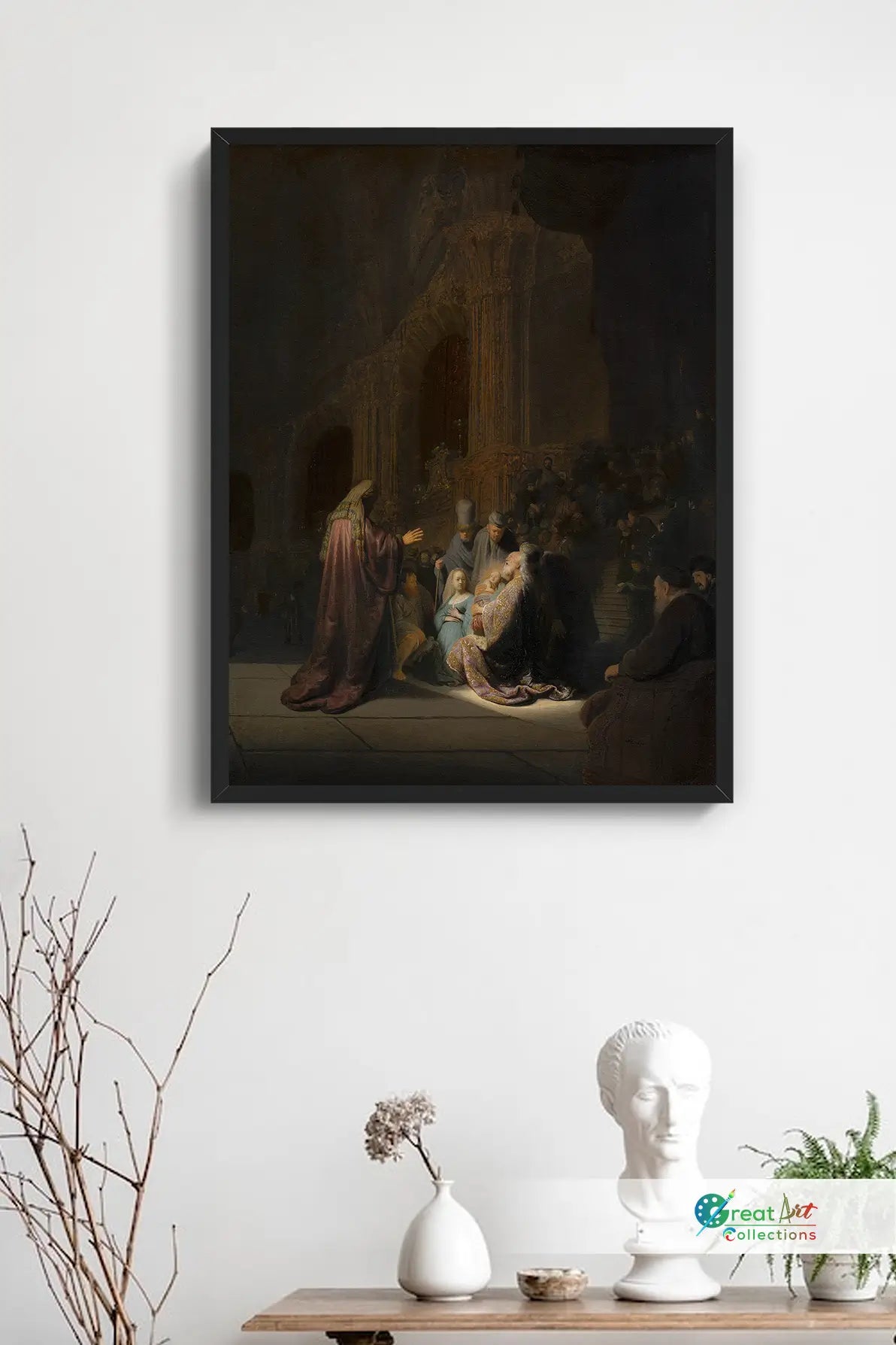 Simeon’s Song of Praise painting