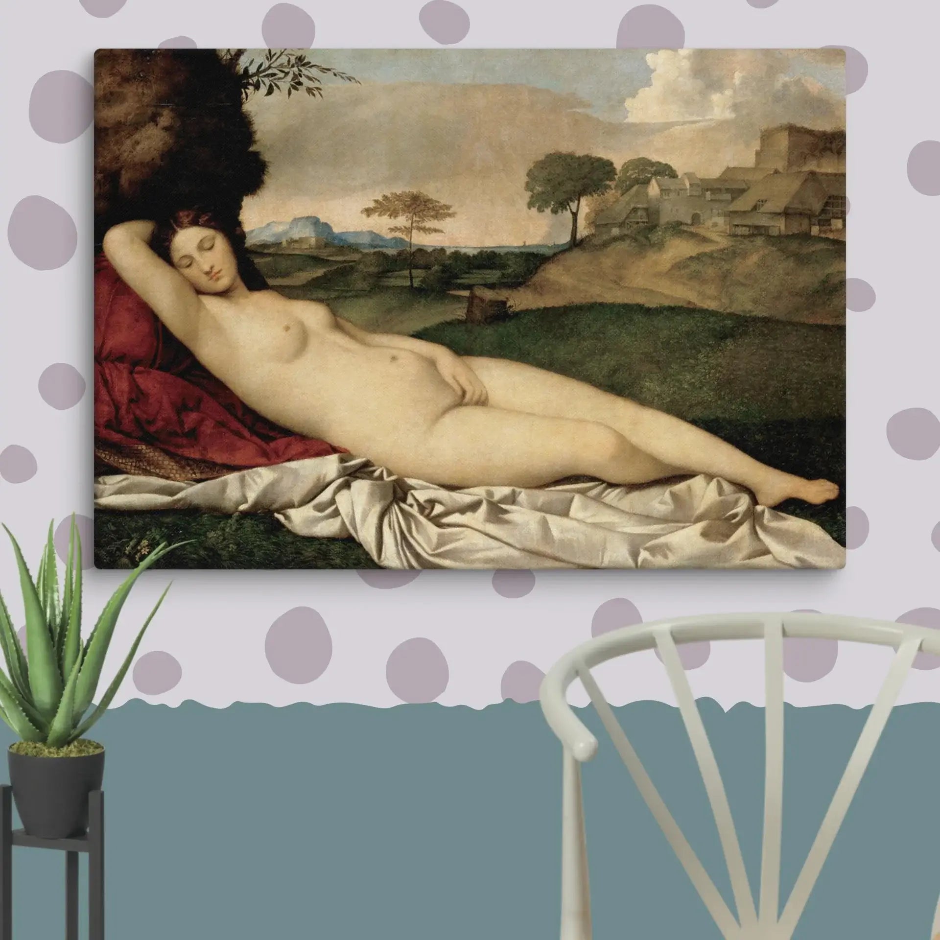 sleeping venus painting​, sleeping venus giorgione​