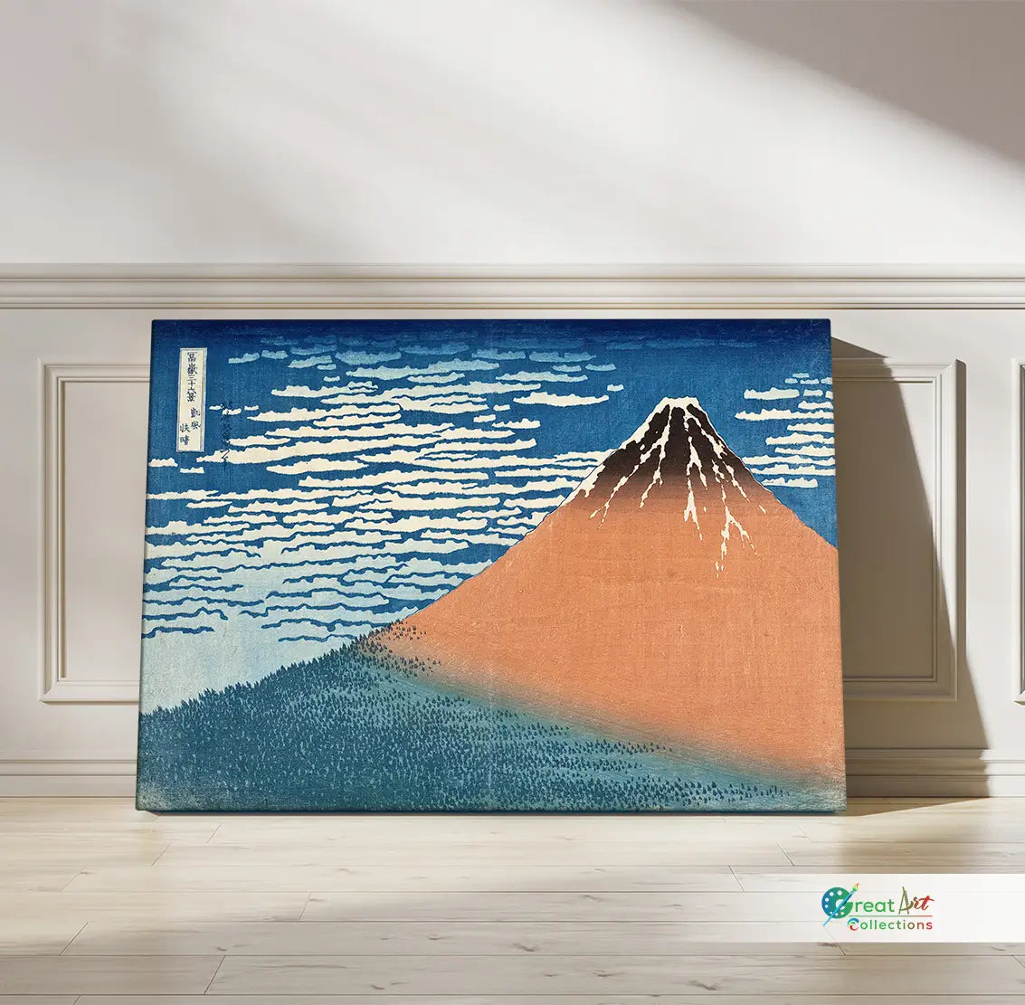 South Wind, Clear Dawn Paint by Hokusai