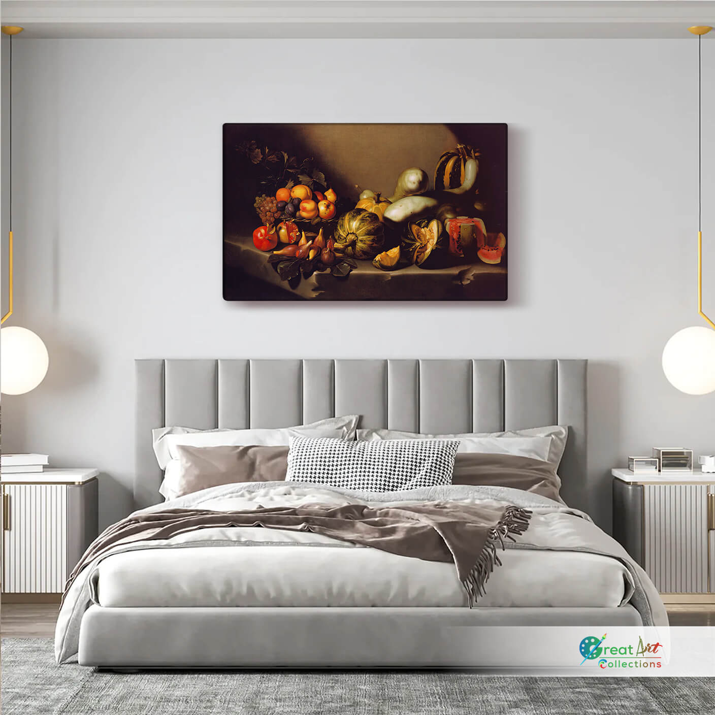 Still Life with Fruit by Caravaggio, stretched canvas