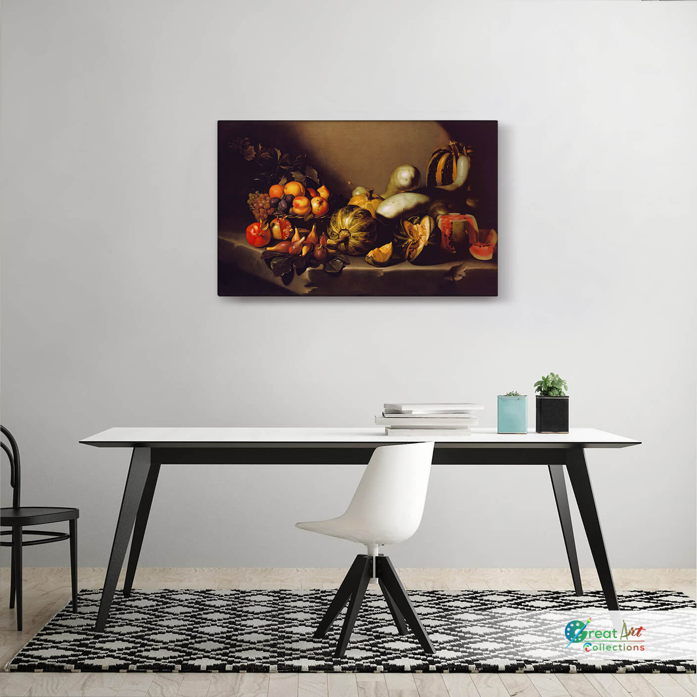 Still Life with Fruit by Caravaggio, stretched canvas