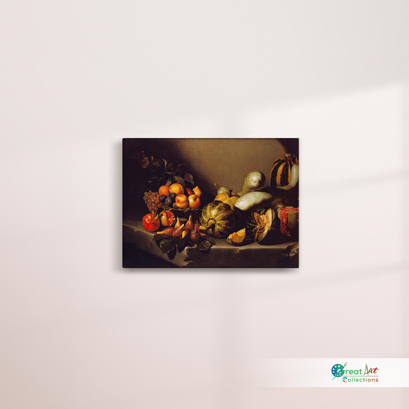 Still Life with Fruit by Caravaggio, stretched canvas